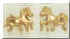 small horse earrings that prance