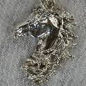 Shadowfax horse head pendant