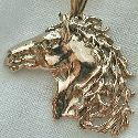 Big Ben horse head pendant