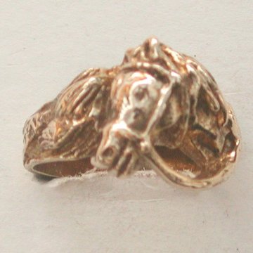 14-131 $525 wider heavy bridled horse ring